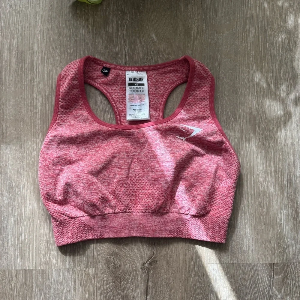 Gymshark Vital Seamless Sports Bra Coral Marl